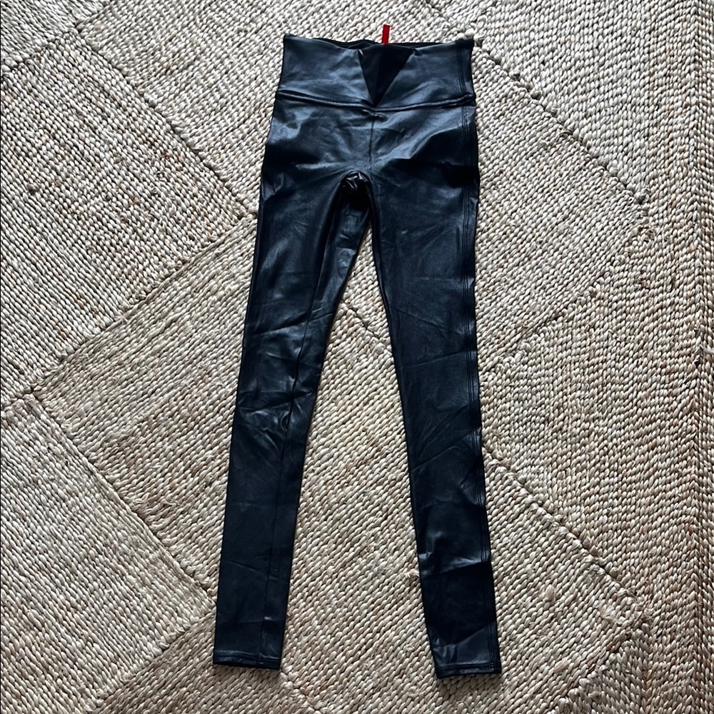 Spanx faux leather leggings